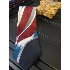 7th Avenue [ MULTI-COLOR ][ ART DECO ]‎ men's tie 100% Silk Made in China